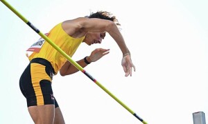 Duplantis defies gravity again, sets pole vault world record for 13th time