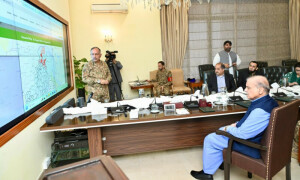 PM Shehbaz orders comprehensive flood relief operations in KP, AJK