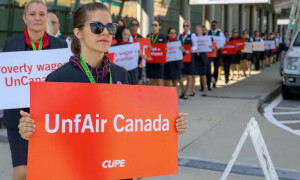 ایئرکینیڈا کے فضائی میزبانوں کی ہڑتال کے باعث 2 دن میں 1300 پروازیں منسوخ