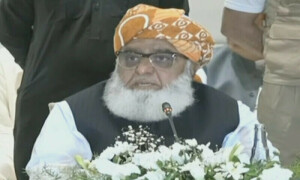 خیبرپختونخوا کے قبائلی علاقے مسلح گروہوں کے قبضے میں ہیں، مولانا فضل الرحمٰن