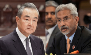 Indian foreign minister stresses on border peace in talks with China’s top diplomat