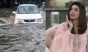 یہ وینس ہے، پاکستان نہیں، 4 گھنٹے بارش میں محصور رہنے کے بعد ندا یاسر کا طنز