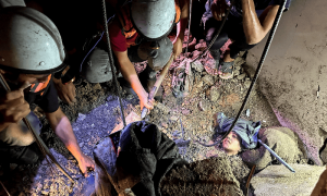 Civil defence reports dozens of rescue missions across Gaza