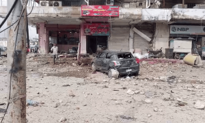 At least 12 injured as blaze engulfs fireworks warehouse in Karachi