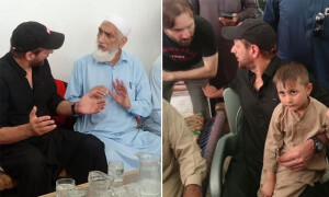 شاہد آفریدی کا سیلاب سے متاثرہ علاقوں کا دورہ، قوم سے مدد کی اپیل