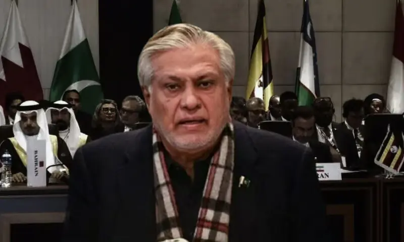 اسحٰق ڈار او آئی سی وزرائے خارجہ کونسل کے اجلاس میں شرکت کیلئے سعودی عرب پہنچ گئے