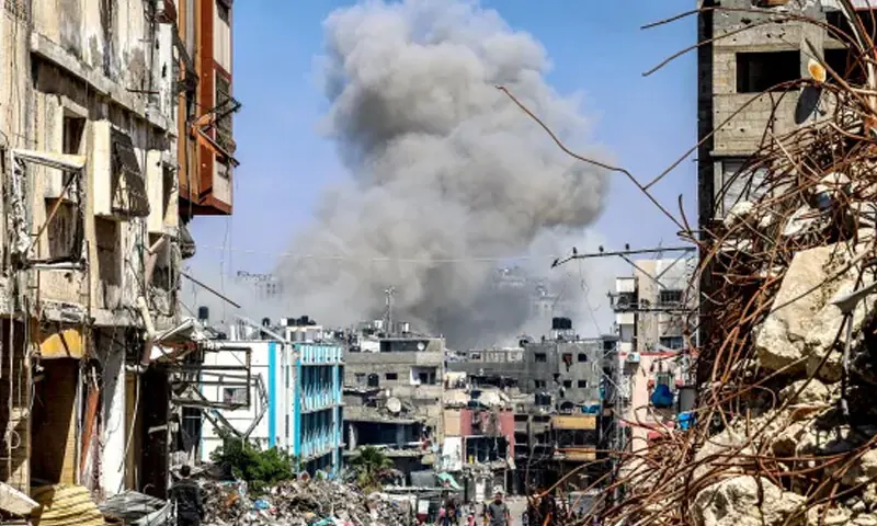 غزہ پر اسرائیلی فوج کے حملوں میں مزید 75 فلسطینی شہید