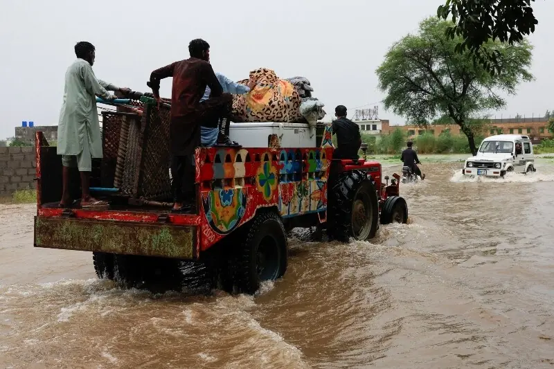 Widespread damage to farmland in Sahiwal