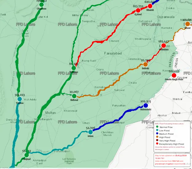 NDMA chief warns of severe flooding in Panjnad in 2-3 days