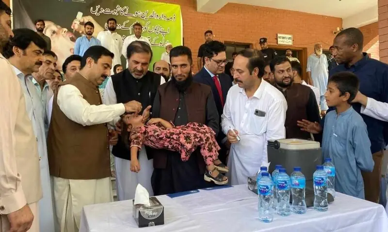 KP launches polio immunisation drive, aims to target 5.7m children