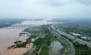 Dam breach in India made flooding worse