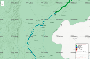 Water level at Guddu Barrage falls to low flood: FFD