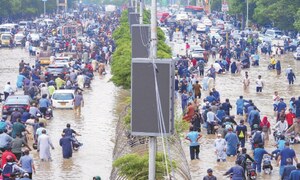 ‘Unprecedented’ downpour leaves Karachi paralysed