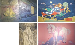 Artworks depict experiences of womanhood