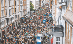 Pro-Palestinian protest draws thousands in Copenhagen