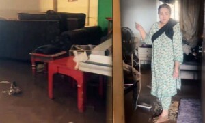 پنجاب میں بدترین سیلاب، گلوکارہ و اداکارہ عارفہ صدیقی کا گھر بھی سیلاب سے شدید متاثر