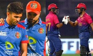 سہ فریقی سیریز: آج افغانستان اور یو اے ای کی ٹیمیں مدمقابل ہوں گی