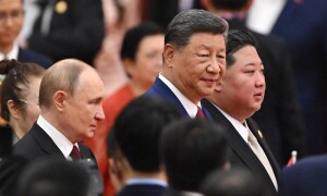 China denies conspiring with North Korea, Russia against US