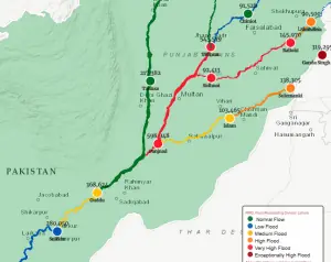 WATCH: Panjnad continues to record &lsquo;very high&rsquo; flood level