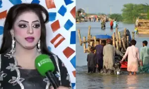 سیلاب اللہ کا عذاب ہے، خدا سے معافی مانگنی چاہیے، اسٹیج رقاصہ ندا چوہدری