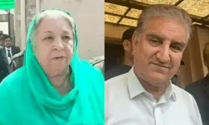Another May 9 riots case: Lahore ATC acquits PTI’s SMQ, hands down 10-year jail term to Yasmin Rashid and Ejaz Chaudhry