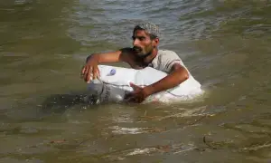چناب کا بڑا ریلا ملتان کی جانب بڑھنے لگا، جلال پور پیراوالا کو بچانے کیلئے اوچ شریف روڈ میں شگاف ڈال دیا گیا