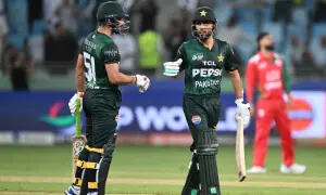 Haris 66 helps Pakistan set Oman 161 to win in opening Asia Cup encounter