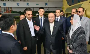 Chinese aviation giant rolls out red carpet for President Zardari