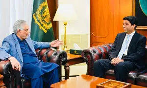 نائب وزیراعظم سے آسٹریلیا میں پاکستان کے نامزد ہائی کمشنر کی ملاقات