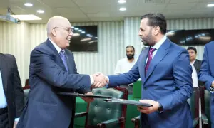 پاکستان اور فسلطین کے درمیان صحت کے شعبے میں مفاہمت کی یادداشت پر دستخط
