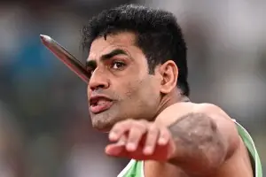 PHOTOS: Arshad in action during javelin qualifiers at World Athletics Championships