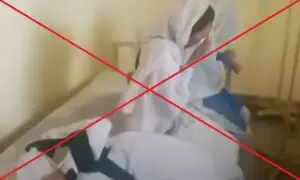 فیکٹ چیک: اسکول کی بچیوں کی طبیعت خراب ہونے کی وائرل ویڈیو ایچ پی وی ویکسین مہم کی نہیں ہے