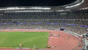 SEE: View of the Japan National Stadium on Day 6 of the World Athletics Championships