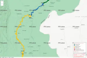 Low flood level at Guddu, medium deluge in Indus from Sukkur to Kotri Barrage: FFD