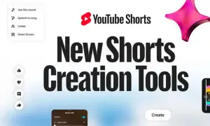 یوٹیوب نے شارٹس میں متعدد اے آئی ٹولز متعارف کرادیے