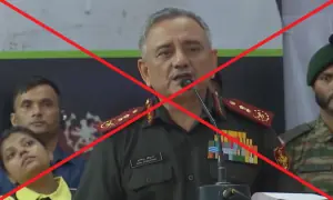 Fact check: Viral video does not show Indian Army chief admitting to losing 4 Rafale jets during May conflict