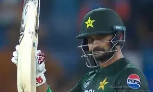 Over 9 - 50 up for Sahibzada Farhan as he takes the Indian bowling apart