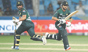 Haris and bowlers help Pakistan rout Oman in Asia Cup