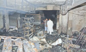 Over 150 people evacuated as fire erupts in Rawalpindi building