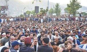 AJK paralysed by competing protests, communications blackout