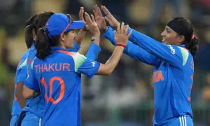 ویمنز ورلڈکپ: بھارت کی پاکستان کو 88 رنز سے شکست