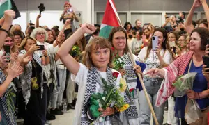 Greta Thunberg calls out governments for ‘continuing to fuel’ Israeli genocide in Gaza