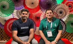 اولمپک چیمپئن ارشد ندیم کے کوچ سلمان بٹ پر تاحیات پابندی عائد