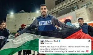 ‘No rest, no reprieve’: Netizens decry brutal killing of journalist Saleh Al-Jafarawi in Gaza