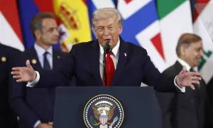 ‘My favourite field marshal’: 5 noteworthy moments from presser following signing of Gaza declaration