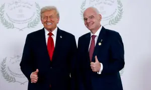 FIFA chief vows to rebuild all football facilities in Gaza