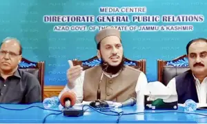 آزاد کشمیر کے وزیر اطلاعات پیر مظہر سعید کابینہ سے مستعفی