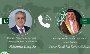 وزیرخارجہ اسحٰق ڈار کو سعودی ہم منصب کا ٹیلی فون، خطے کی صورتحال اور حالیہ پیش رفت پر تبادلۂ خیال