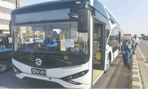 45 electric buses arrive in Rawalpindi