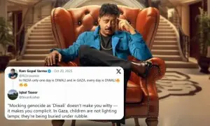 بھارتی فلم ساز کی دیوالی اور غزہ سے متعلق متنازع پوسٹ، سوشل میڈیا صارفین سخت برہم